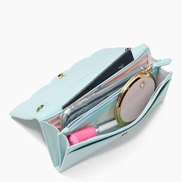 ♠️ Kate Spade Cloudmist Gemma Wallet On a Chain - Picture 5 of 5